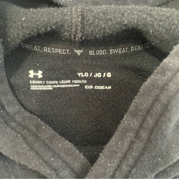 🖤 Youth UA Project Rock Pullover Hoodie by Under Armour 🖤 - Picture 10 of 14